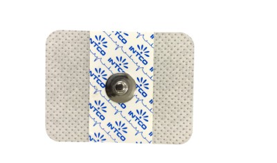 Elektroda EKG INTCO ju. SN02. Żel stały, dla dorosłych, prostokątna 41x46 mm , materiał tekstylny (włóknina).